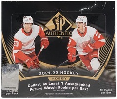 2021-22 Upper Deck SP Authentic NHL Hockey Hobby Box